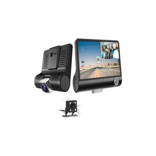 1080P Full HD Car Dash Cam With Motion Detection, Rear Camera, Loop Recording And Crash Sensor