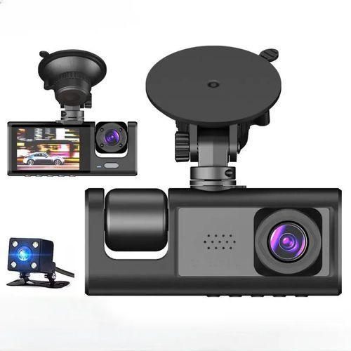 Black Box Traffic Recorder Dash Cam for Vehicle: Super HD 1080P. 3 Camera, Motion Detection, G-Sensor Dashcam, DVRCamera for Car