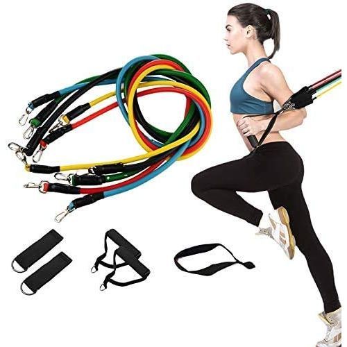 Generic Resistance Band 11 Piece Set, Workout Exercise Bands @ Best Price  Online