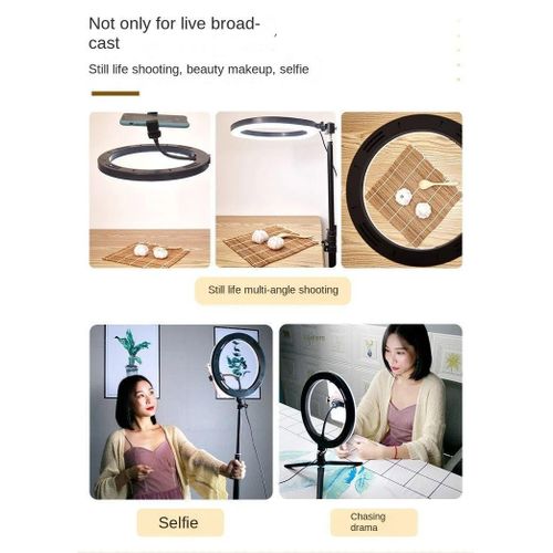 product_image_name-Generic-Portable 10 Inch LED Ring Light – Tripod and Remote for Perfect Lighting-4