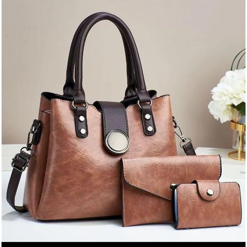 24 7 FASHION Modern Woman Bags 3 in 1 set ladies Handbag and Purses Best Price Online Jumia Kenya