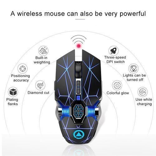 product_image_name-Generic-YINDIAO A7 2.4G 1600DPI RGB Wireless Silent Gaming Mouse-6