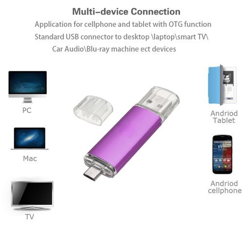 product_image_name-Generic-OTG USB Flash Drive - Violet 128GB-5