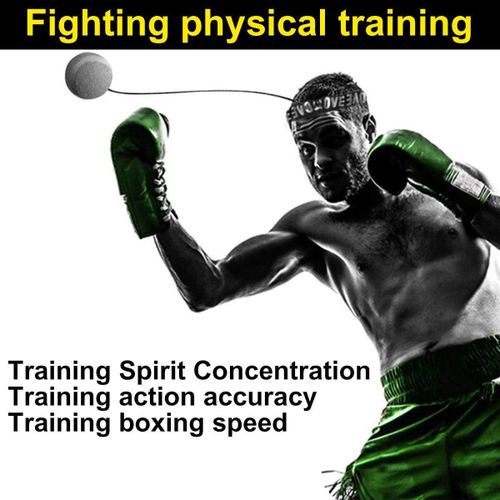 Boxing Fight Ball With Head Band For Reflex Speed Training Punching  Exercise