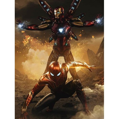 Generic 5D Diamond Painting Marvel Avengers Infinite Gems Iron Man @ Best  Price Online