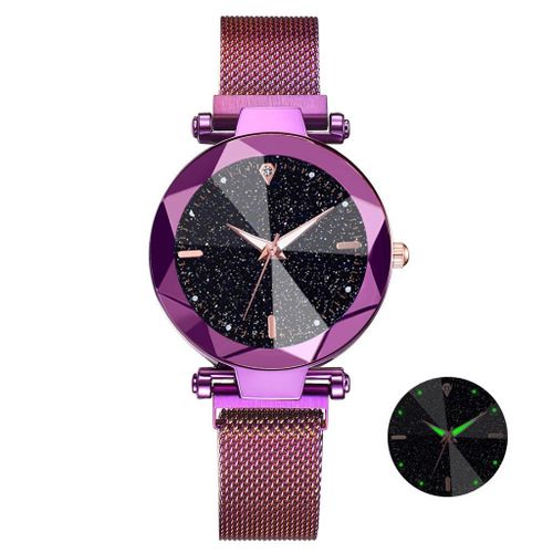Generic 2024 New Starry Sky Watch Tik Tok Fashion Luminous Starry Sky Watch All Match Magnetic Buckle Women s Watch Best Price Online Jumia Kenya