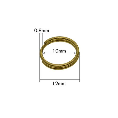 Small gold key ring sales