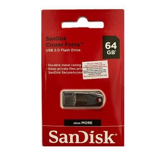 product_image_name-Sandisk-Cruzer Force Metallic USB2.0 Flash Drive - 64GB-1