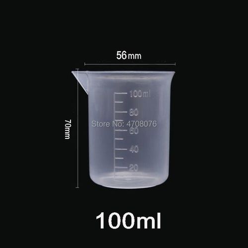 Generic Pp Laboratory Measuring Cup With Scale Mark Plastic Lab Beaker ...
