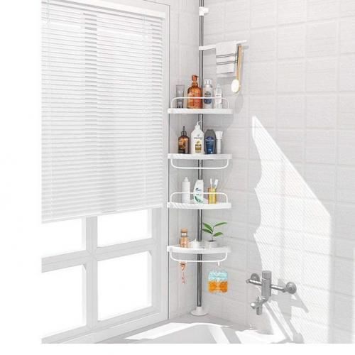 Generic 4tier Telescopic Bathroom Corner Shelf Shower Caddy @ Best ...