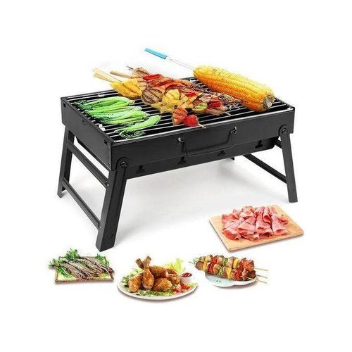 product_image_name-Generic-Foldable Portable Barbecue Charcoal Grill -35cm*27cm *19.5cm-2
