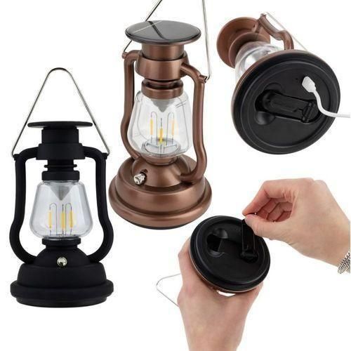 product_image_name-Generic-Retro Solar LED Lantern with USB Recharge Warm 360° Light, Hanging/Portable-2