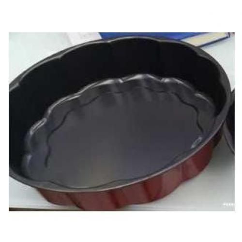 product_image_name-Generic-High Quality Wavy Nonstick Baking Tin/Pan-Red&Black Color-2