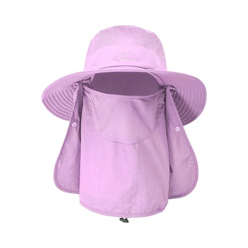 Generic Sun Hats Sweat Absorbing Fishing Hat Women Sun Violet