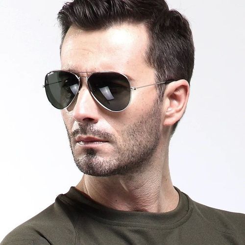 Fashion Men Sunglasses Gold Frame Alloy Anti UV Sun Glasses Women