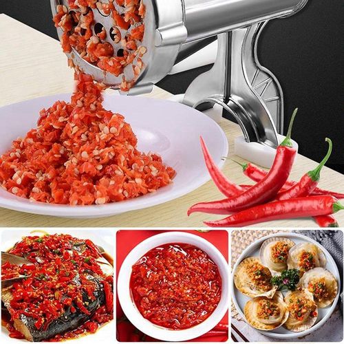 Aluminium Alloy Hand Operate Manual Meat Grinder Sausage Beef