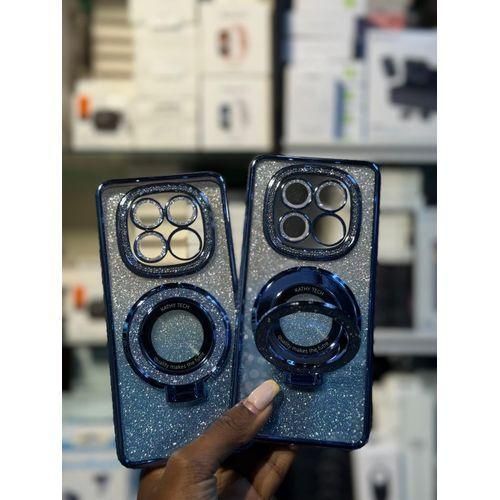 product_image_name-Generic-Xiaomi Redmi Note 15 Pro Magnetic Ring Stand Glitter Back Case/Cover-1