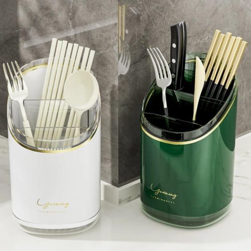 product_image_name-Generic- 3 slot cutlery holder / organizer with drainer-1