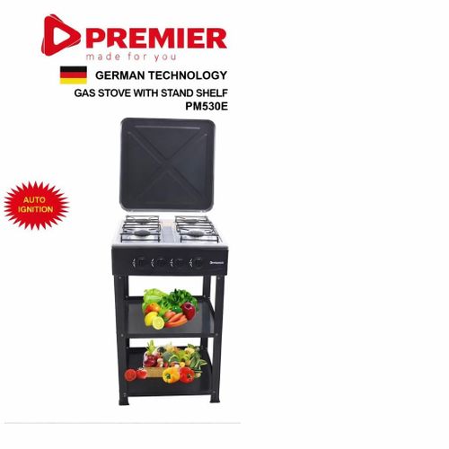 product_image_name-Premier-4 Burner Gas Stove With Auto Ignition System-1