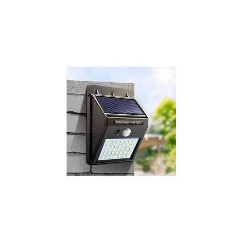 product_image_name-Generic-Bright Waterproof Solar Wireless Security Motion Sensor LED Night Light for Home Outdoor/Garden Wall Black 20 LED Lights-2