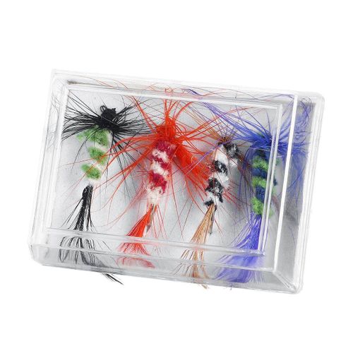 Generic 96pcs / Set Trout Bait Dry Fly Hooks Streamer Kit With