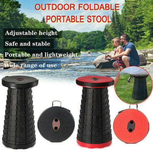 Folding top stool portable