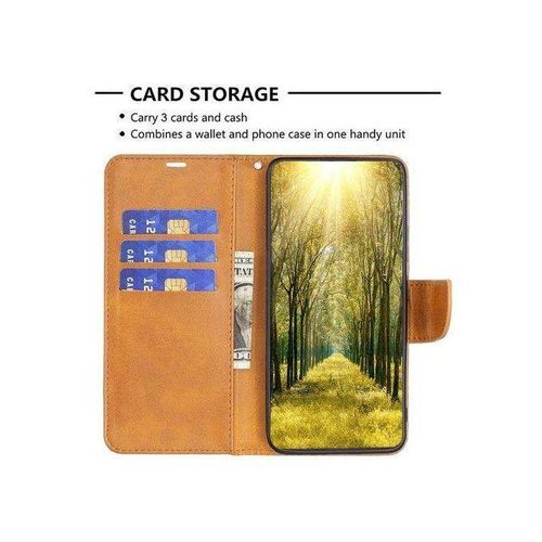 product_image_name-Generic-TECNO CAMON 20 Wallet Case Best Stand Leather Case Shockproof Flip Cover Brown-2