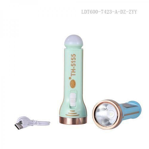 product_image_name-Generic-TH-5155 Rechargeable Solar Energy Flashlight Torch-2