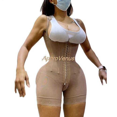 Fashion Fajas Reductoras Latex Body Shaper Leanta Cola Post Parto