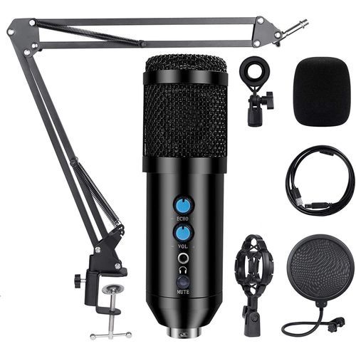TECURS USB Microphone, Condenser Microphone Kit for Computer