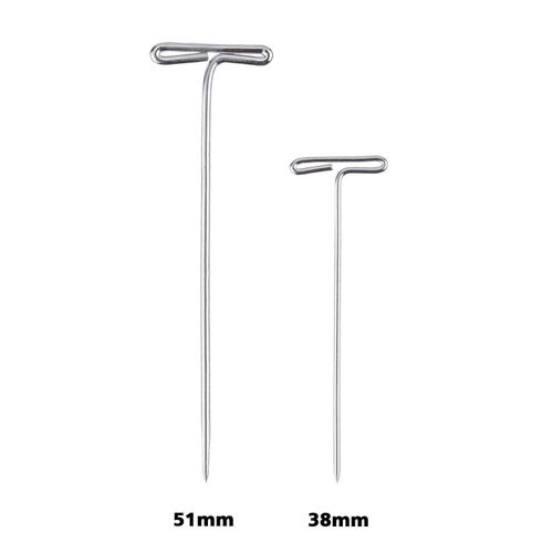 Generic Steel T-pins 2 Inch, 1-1/ 2 Inch for Blocking Knitting, @ Best  Price Online
