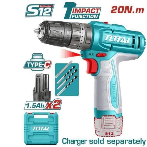 product_image_name-TOTAL-TIDLI12206 Cordless impact drill 12V-2