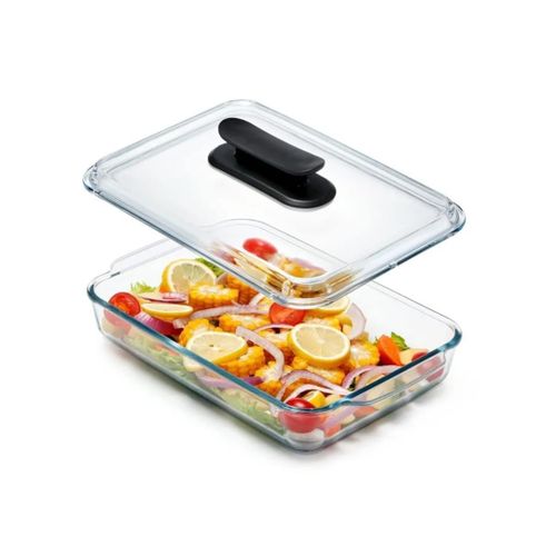 product_image_name-Un Branded-Casserole baking /storage tin with lid-1