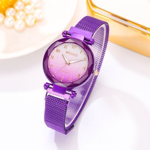 Fashion Purple Mesh Belt Starry Sky Dial Ladies Watch Best Price Online Jumia Kenya