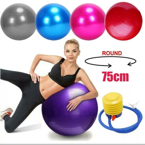 product_image_name-Generic-All Colors Exercise Yoga Balls with Manual Pump -2
