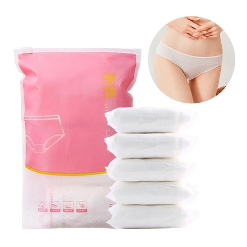 Generic 5 PCS Womens Disposable Underwear Mid Maternity Travel Period @  Best Price Online