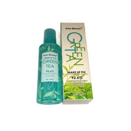 product_image_name-Kiss Beauty-GreenTea Make Up Fix,MakeUp Setting Spray Long Lasting-220ml-1