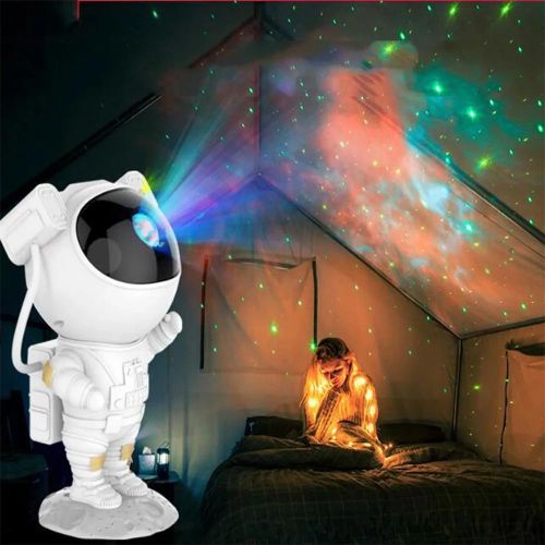 product_image_name-WakeView-USB Rechargeable Astronaut Star Projector Galaxy Space Projector Night Light-1