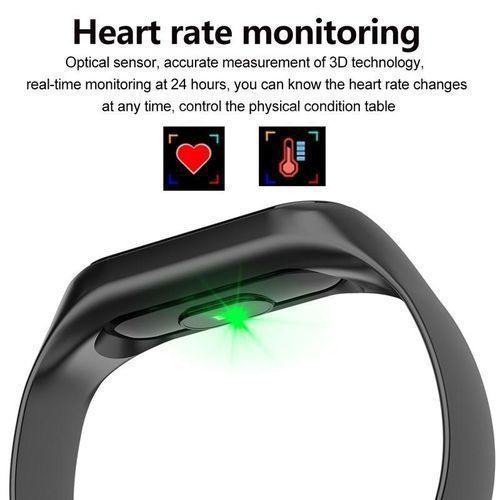 Intelligent M3 Intelligence Bluetooth Smart Watch/Smart Bracelet/Health  Band/Activity Tracker/Bracelet/Fitness Band/M3 Band/with Heart Rate Sensor  Compatible for All Androids and iOS Phone/Tablet - EASYCART