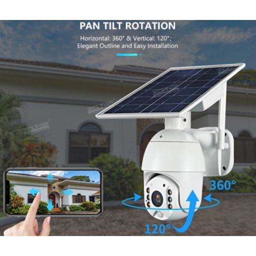 product_image_name-Solar Light-Solar Powered 4G GSM/ WIFI PTZ 360 Camera – With 6 Batteries of 19000mAh-4