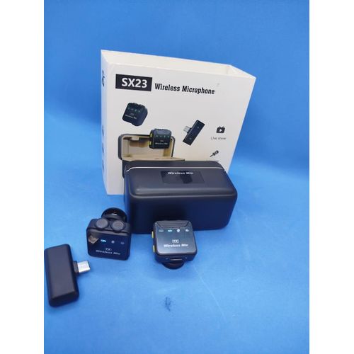 product_image_name-Generic-SX23 Wireless Lavalier Microphone with Stable Transmission for Recording-1