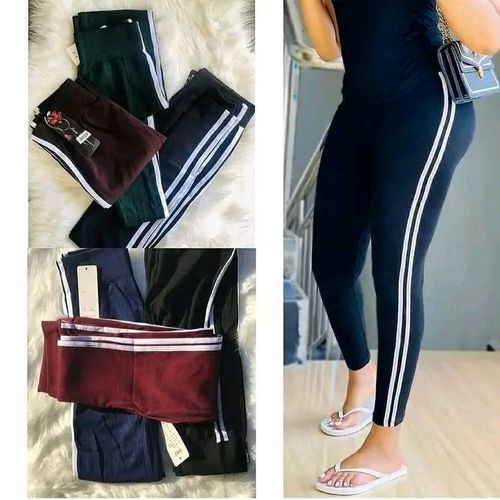 Fashion Sexy Ladies Cotton Stretch Striped Tight @ Best Price Online