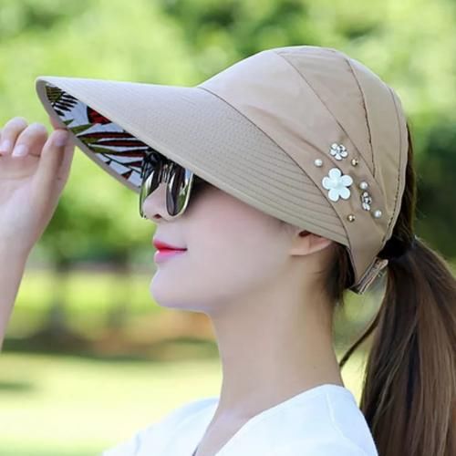 Fashion Women Sun Visor Hat Wide Brim Cap UV Protection @ Best Price Online