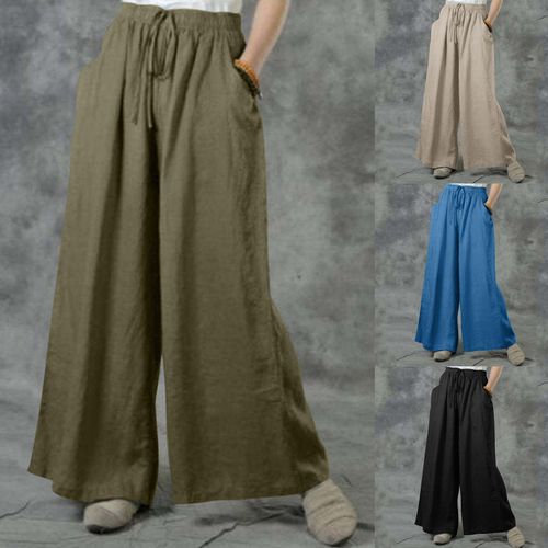 NEW A New Day Black Wide Leg Pleated Waist High Rise Pants 4
