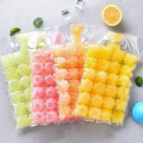 product_image_name-Generic-Disposable Self-Sealing Ice Cube Trays  BPA-Free PE Ice Molds -1