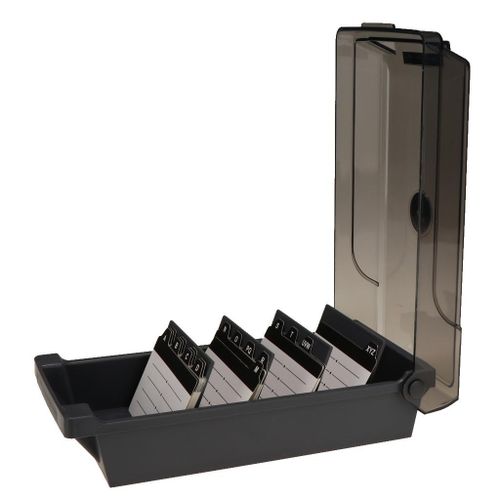 Generic Business Card Holder Storage Box Organizer 4 Divider 20 @ Best  Price Online