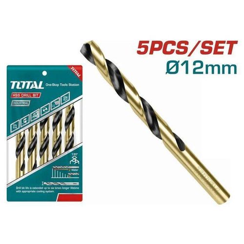 product_image_name-TOTAL-TAC101203 HSS drill bit 12mm (5Pc Per  Packet)-3