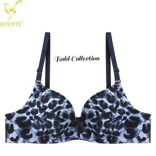 Binnys Sexy Printed Wireless Double Padded Invisible Push Up Bra CupB @  Best Price Online