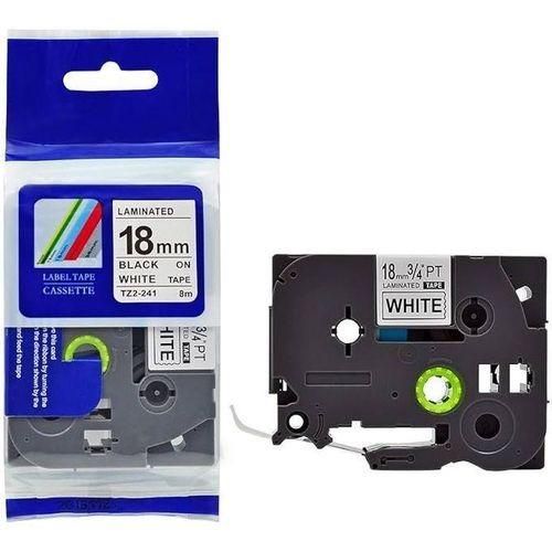 product_image_name-Generic-TZ2-241 18mm Black on White Compatible Label Tape-1