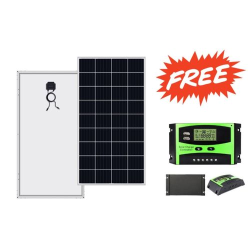 product_image_name-Solarmax-400 Watts Solar Panel All Weather Solar Panel + Free 10A Solar Charge Controller -1